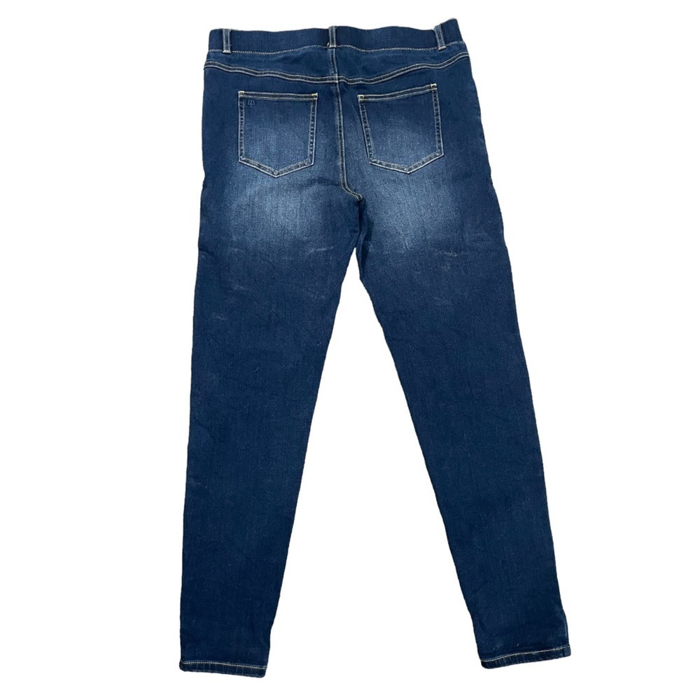 Betabrand Dark Wash High Rise Pull On Skinny Jeans Size Medium - Picture 4 of 4